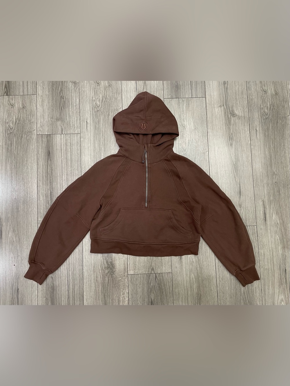 Lululemon Scuba Oversized Half-Zip Hoodie Brown Size XS/S